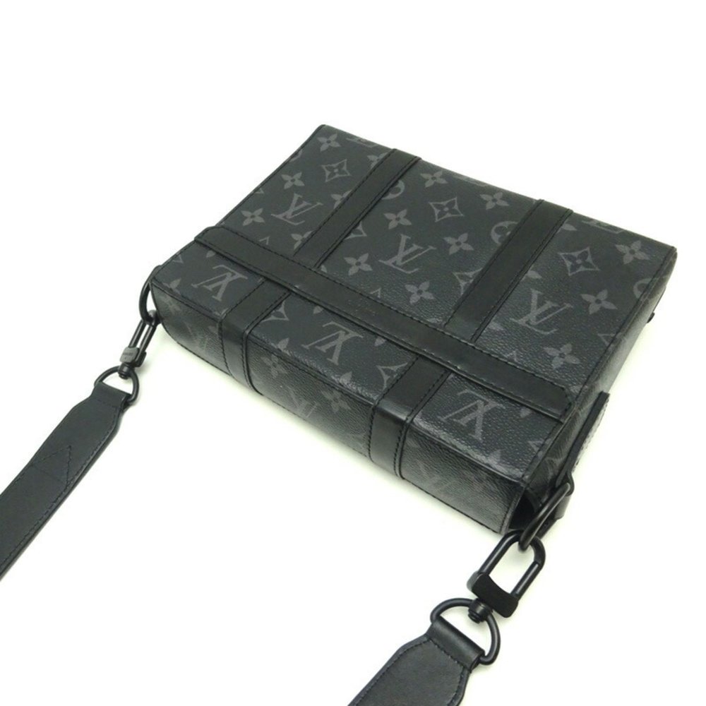 Louis Vuitton Trunk PM Men's Shoulder Bag M45727 Monogram Eclipse Noir (Black) - Picture 4 of 9
